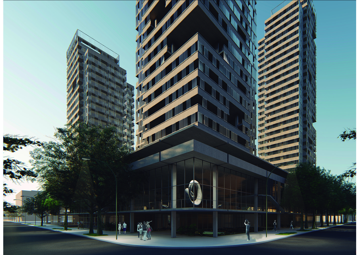 Ex Pediátrico — Esquina, vista desde la calle