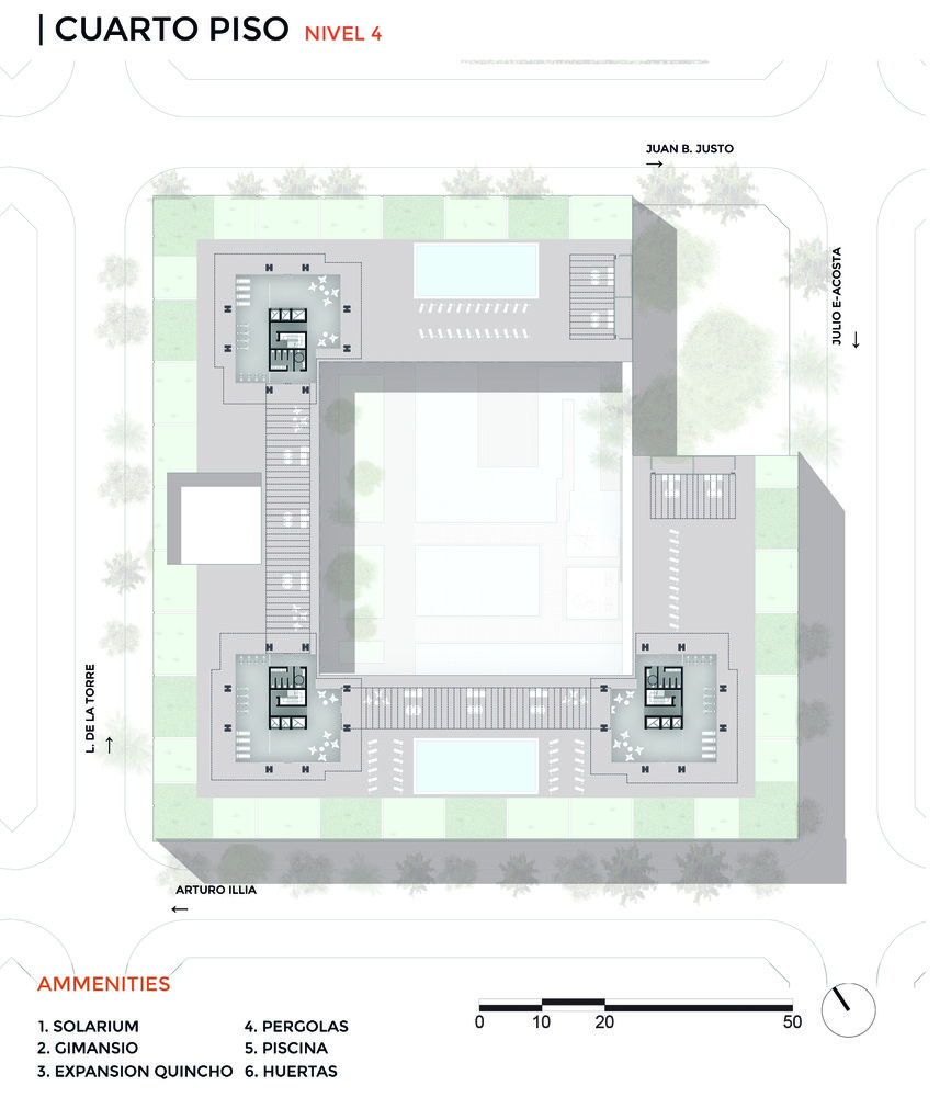 Cuarto piso — Amenities
