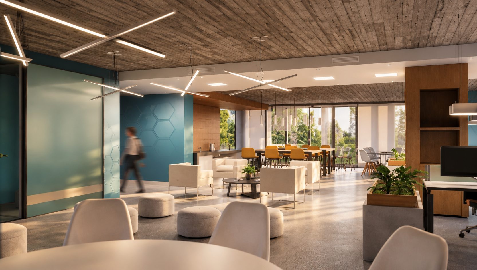 Oficinas Robinson — Sector de encuentro informal